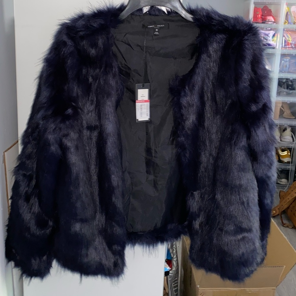 Faux fur jacket